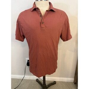 KUHL Wildfibre Large  Men's Polo‎ Shirt Earth Tone  Short Sleeve Casual
